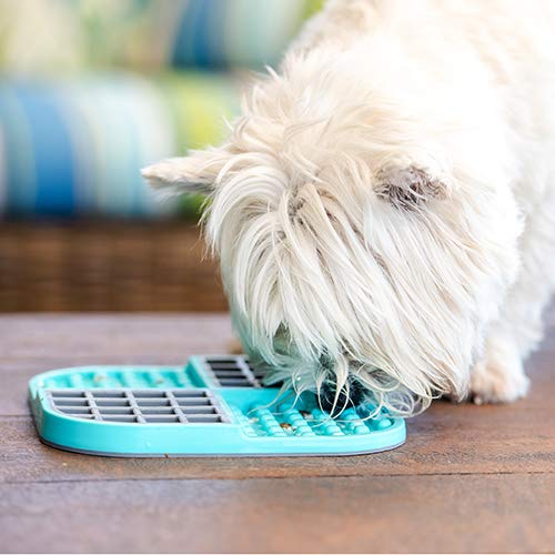 Slomo Dog Slow Feeding Lick Mat (Turquoise)