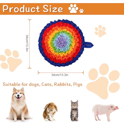 2 Pcs Snuffle Mat for Dogs