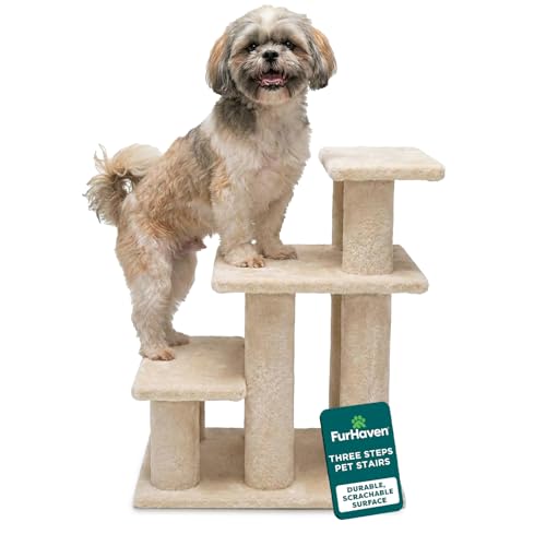 Steady Paws Multi (Cream / 3-Step / Pet Stairs)