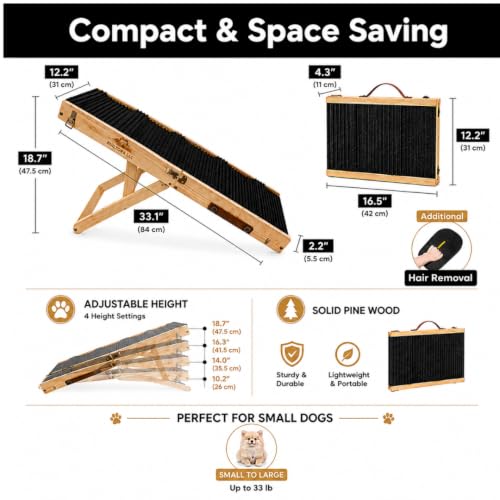 Small Dog Ramp for Bed & Couch