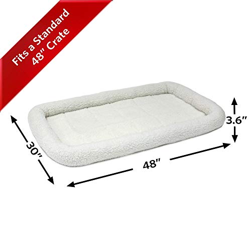 QuietTime Dog Bed (White / 48 Inch)