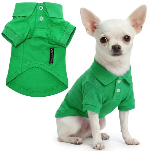 Dog Polo Shirt (XXS / Green Polo)