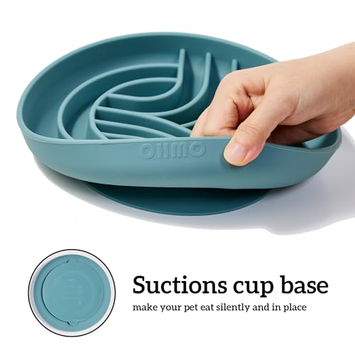 Slow Feeder Dog Bowl (Light Blue)