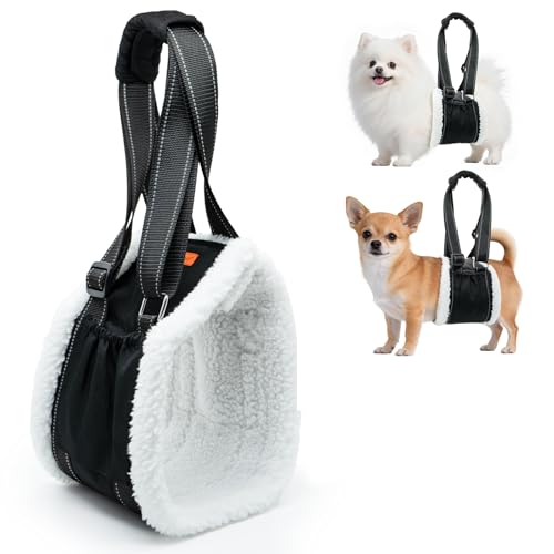 Dog Lift Harness Sling for Back Legs (Medium / Black)