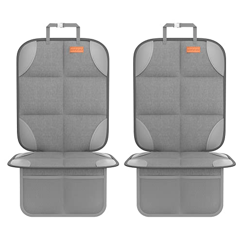 2 Pack Car Seat Protector (Light Grey / 2PS)