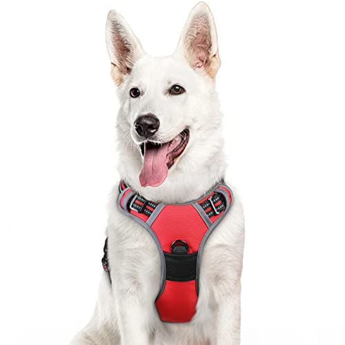 Dog Harness for Large Dogs (X-large / Red)