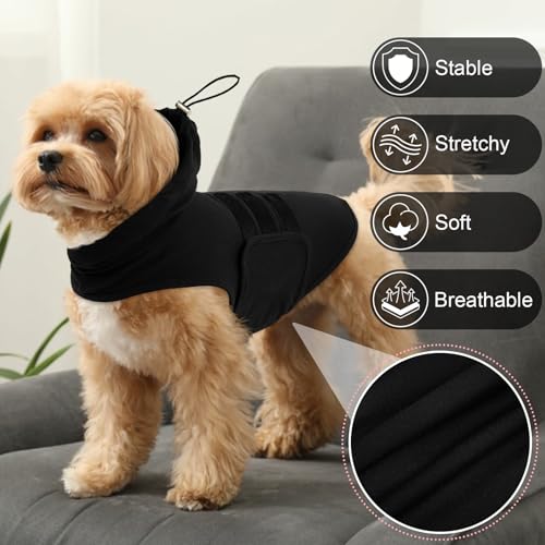 Dog Anxiety Calming Vest (Black / X-Large)