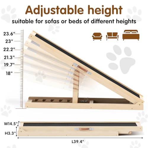 Dog Ramp for Couch (39.4"L x 14.5"W x 3.3"H)