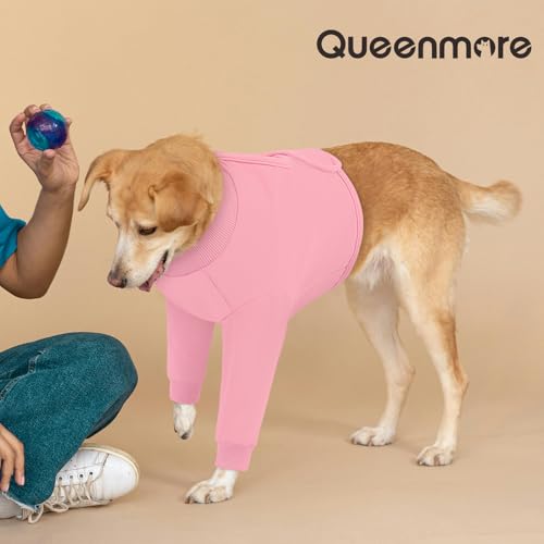 Dog Leg Sleeve to Stop Licking (Small / Pink)