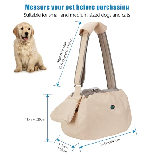 XL Dog Sling 15 (Beige)
