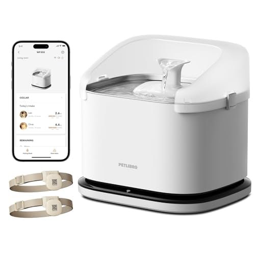 Cats Water Fountain for Multi Cats (White / RFID Fountain)