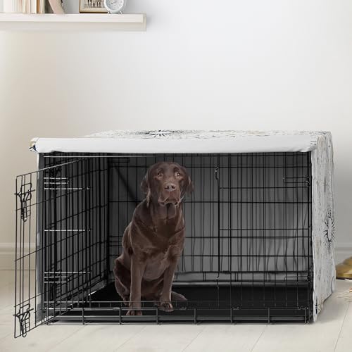 42in. Medium Large Dog Crate Cover (Blue Celestial / 42.0"L x 28.5"W x 30.0"H)