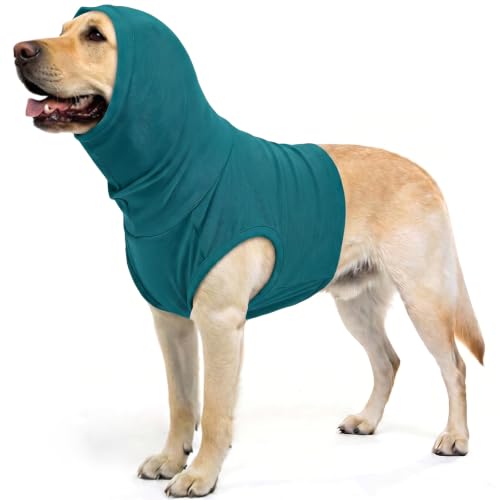 Dog Neck Wound Cover (Turquoise / 2XL(Chest: 31.1"))