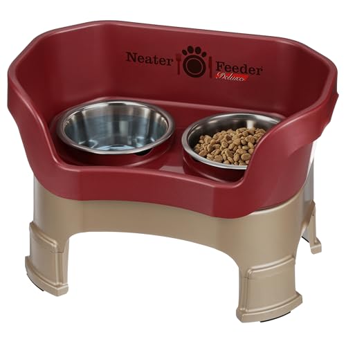 Neater Feeder Deluxe Mess (Medium + Standard Bowl / Cranberry)