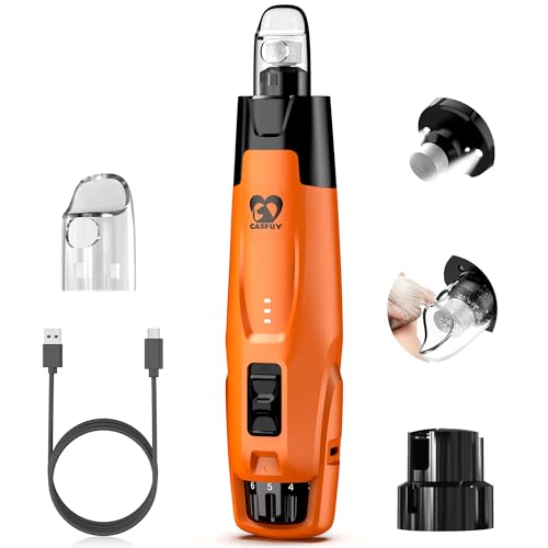 New 6 Speed Dog Nail Grinder (Orange)