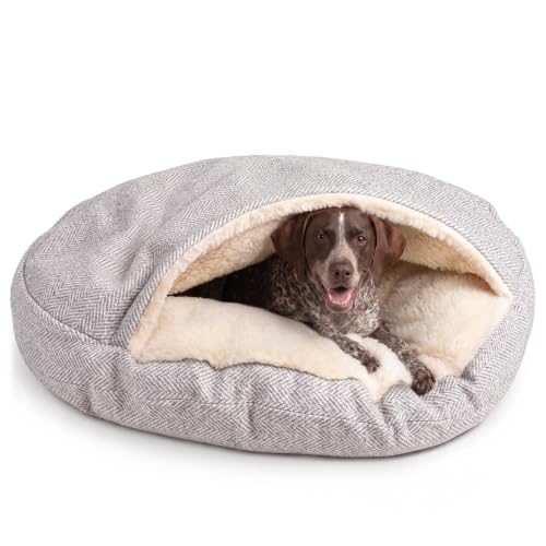 Cozy Cave Dog Bed (45.0"L x 45.0"W x 8.0"Th / Palmer Dove)