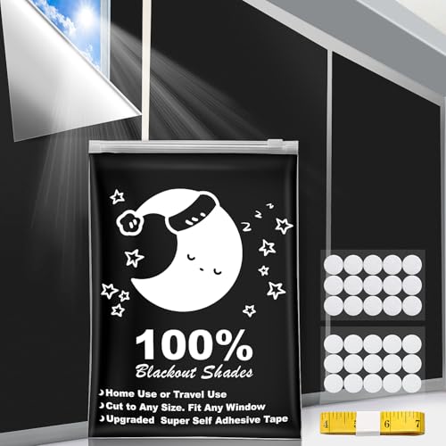 Portable Blackout Curtains (57"W x 40"H)