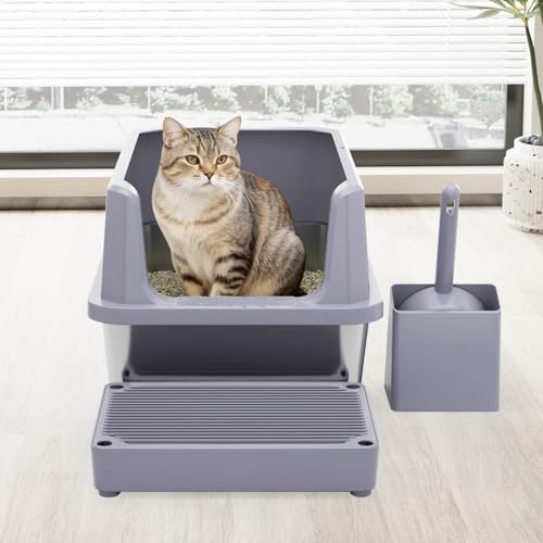 Cat Litter Box Non (Gray)