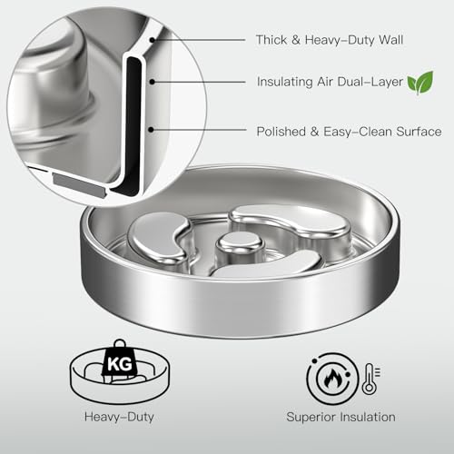 Slow Feeder Dog Bowls (1-Pack)
