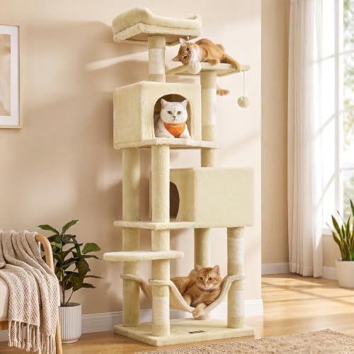 Cat Tree 59.5 (59.5 Inches / Beige)