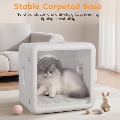 65L Automatic Dog Dryer Box with Smart Timer (White-1)