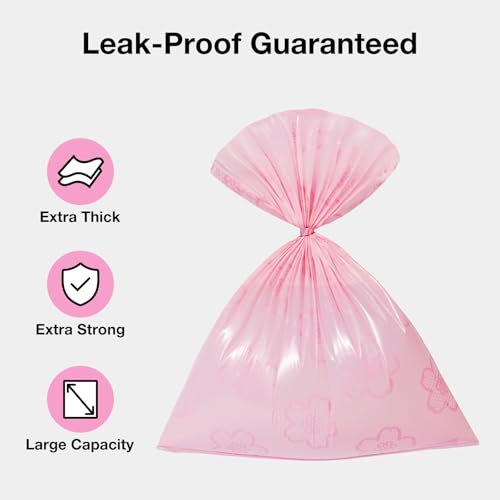 Cherry Blossom Scented Dog Poop Bags (Cherry Blossom / 1 Count (Pack of 300))
