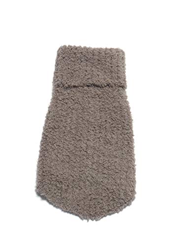 CozyChic Ribbed Pet Sweater (Small / Warm Gray)