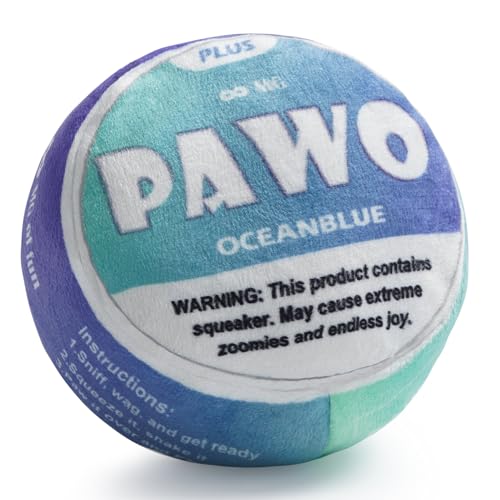 PAWO Funny Cool Dog Toy with Squeaker & Crinkle (ZN Dog Toy)
