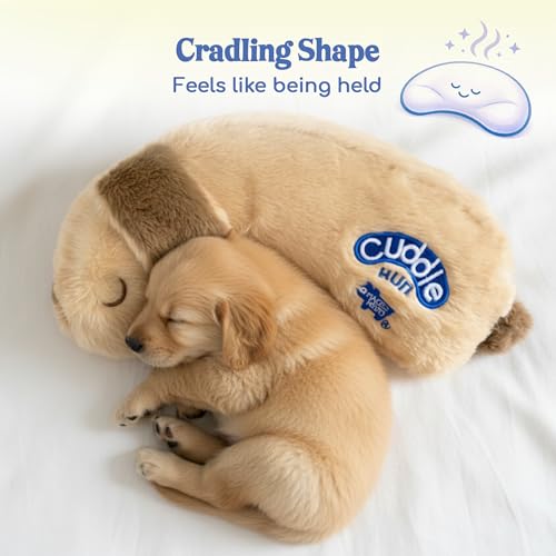 CuddleBun Heartbeat Puppy Toy Sleep Aid (Beige)