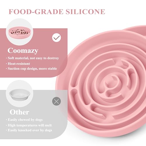 Extra Large Slow Feeder Bowl (Pink / XL)