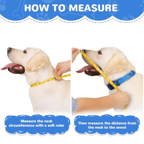 Soft Dog Cone Collar for Dogs After Surgery (Blue / Size 6(Neck: 17.9"- 20.1"))