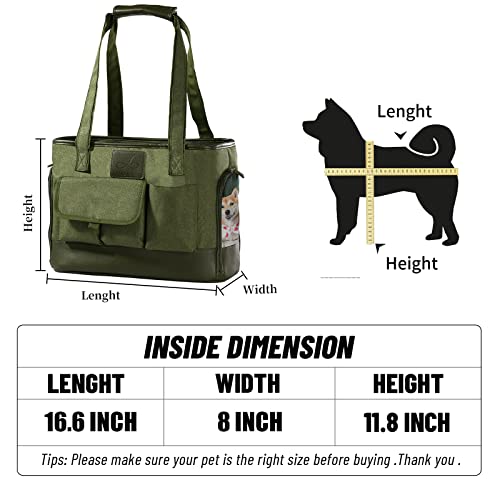 Dog Carrier Cat Carrier (Green)