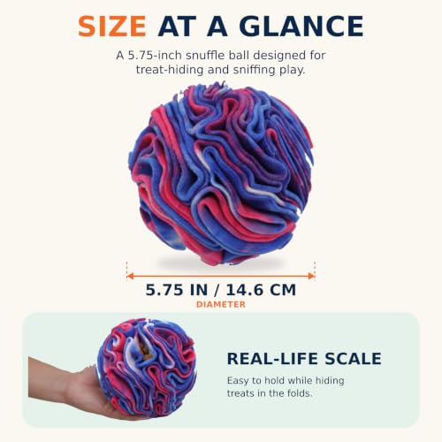 Snuffle Ball for Dogs (Violet)