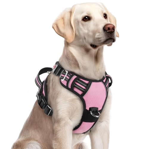 Dog Harness for Large (Light Pink / Large)