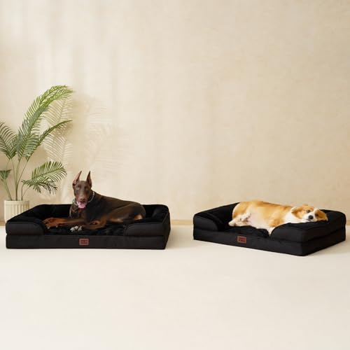 Orthopedic Extra Large Dog Bed (Black / 44.0"l X 32.0"w X 6.5"th)
