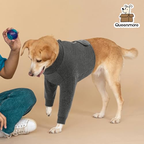 Recovery Sleeve for Dogs Front Leg (X-Small / Grey)