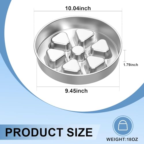 Stainless Steel Slow Feeder Dog Bowl