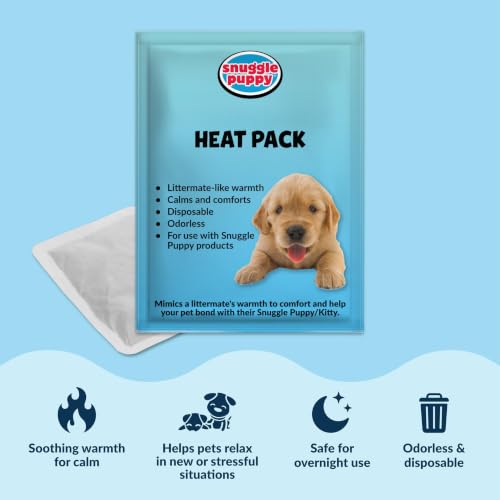 Heartbeat Dog Toy for Puppies (Black / 1 Count (Pack of 1))