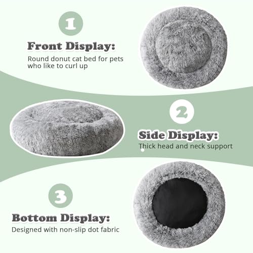 Dog & Cat Bed (23" / Smoke Black)
