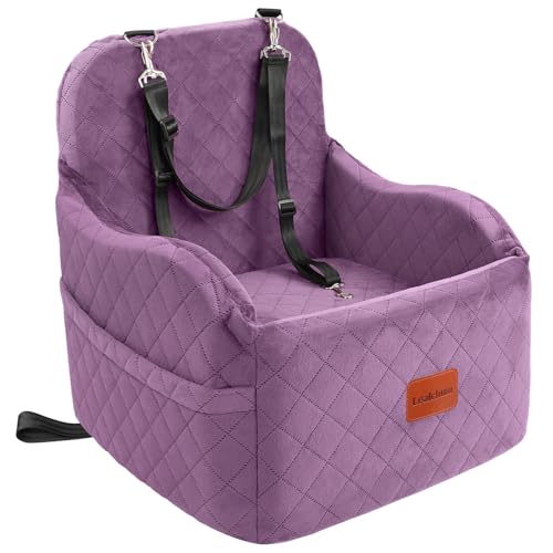 Dog Booster Car Seat for Small (Purple / Medium)