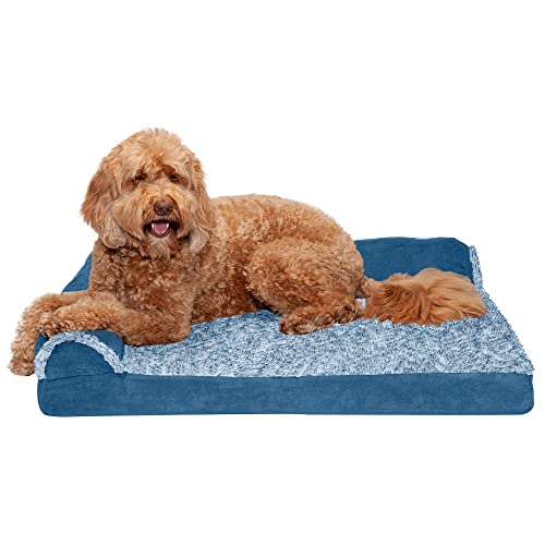 Orthopedic Dog Bed for Large (Large / Marine Blue)