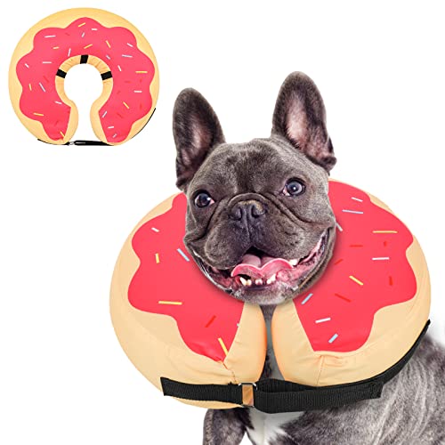 Inflatable Dog Cone (Grapefruit / M+(14"-18"))