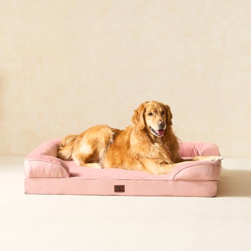 Orthopedic XXL Dog Bed (Dusty Pink / 52.0"l X 41.0"w X 8.0"th)