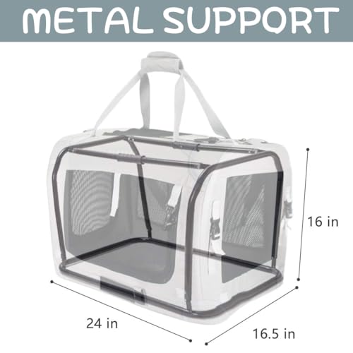 Extra Large Cat Carrier Soft Sided (Grey)