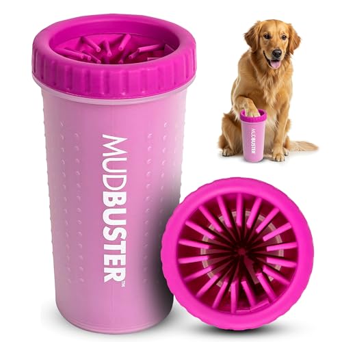 MudBuster Large Dog Paw Cleaner (Fuchsia / Large)