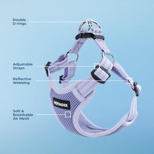 Voyager Step in Flex Adjustable Dog Harness (Harness (Lavender) / M)