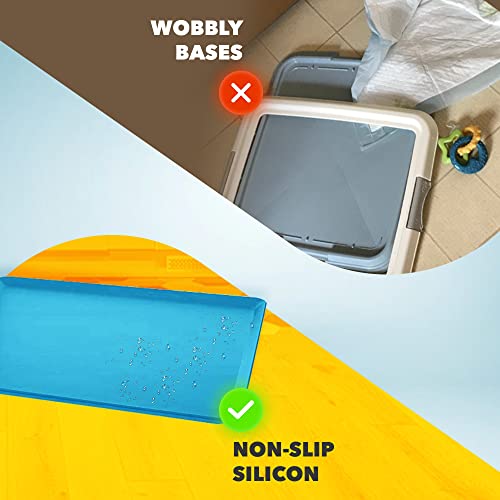 Dog Pee Pad Holder (Dark Blue / 1 Pack)