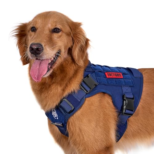 Tactical Dog Harness Vest No (X-Large / Blue)