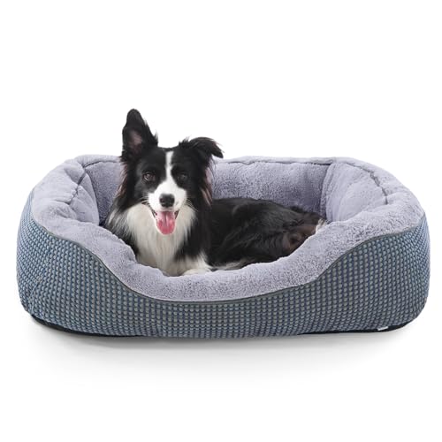 Dog Bed Medium Size (M (30"x24"x9") / Navy)