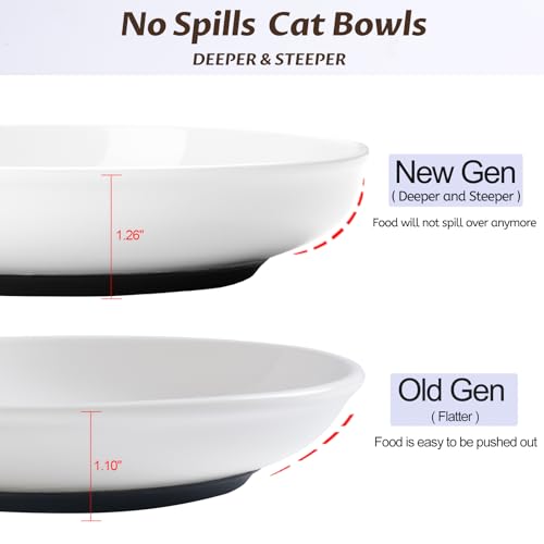 No Spill Cat Bowls (Deeper-6 Pack)